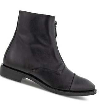 Women's Ecco Sartorelle 25 Tailored Central Zip Ankle Boots Black | Canada 25FDN